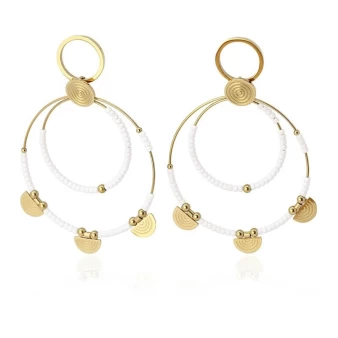 Newport white gold earrings - Anartxy
