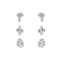 Trio Paradise silver studs earrings - Anartxy