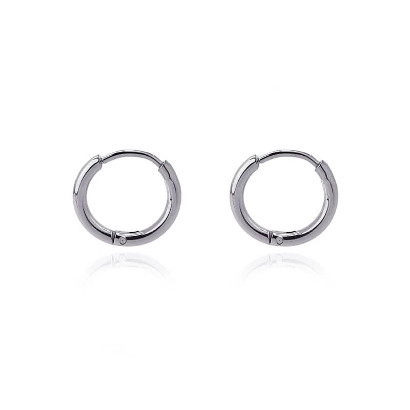 Paris S silver hoop earrings - Anartxy