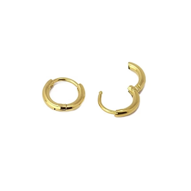 Paris S gold hoop earrings...