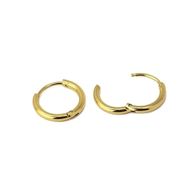 Paris M gold hoop earrings...