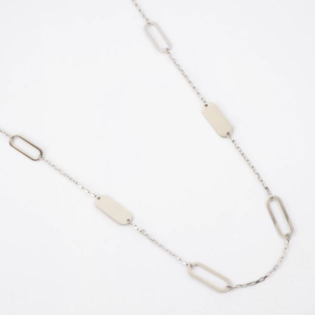 Platon silver long necklace...