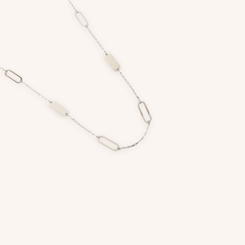 Collier sautoir Platon en acier - Zag Bijoux