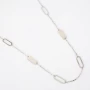 Platon silver long necklace - Zag Bijoux