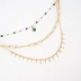 Collier Didina vert en acier - Bohm Paris