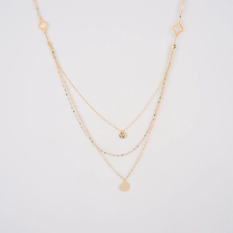 Inde gold long necklace - By164 Paris