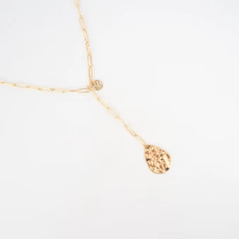 Carla gold long necklace - By164 Paris
