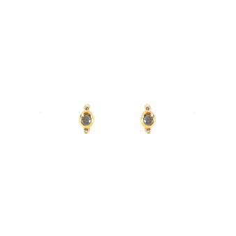 Precious labradorite gold earrings - LuckyTeam