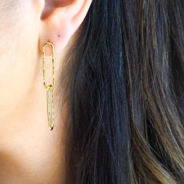 Gaby gold earrings - By164...