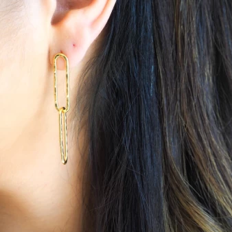 Gaby gold earrings - By164 Paris