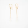 Jeanne white gold earrings - LuckyTeam