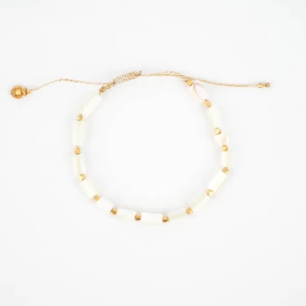 Tonia gold cord bracelet - LuckyTeam