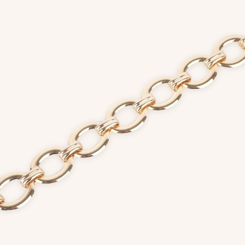 Bracelet Clarina en plaqué or - Pomme Cannelle