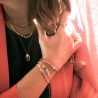 Collier Pépites en plaqué or - Pomme Cannelle