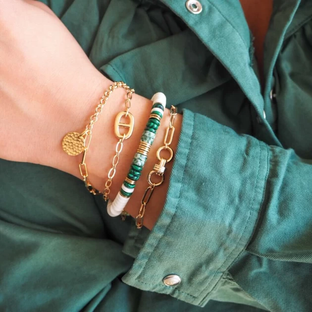 Lily gold bracelet - Pomme...
