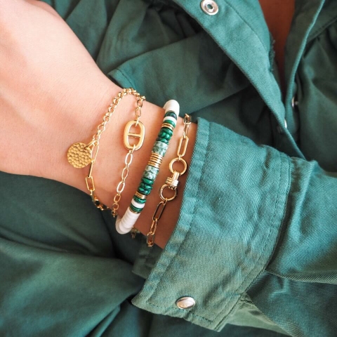 Lily gold bracelet - Pomme Cannelle