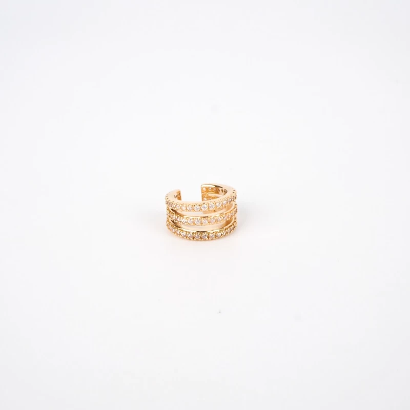 Naomi gold ear cuff - Pomme Cannelle