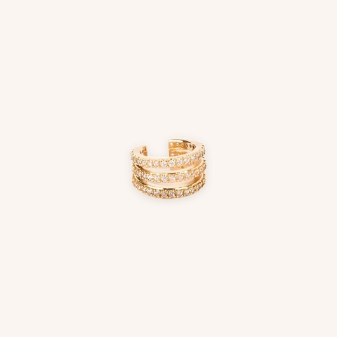 Naomi gold ear cuff - Pomme Cannelle