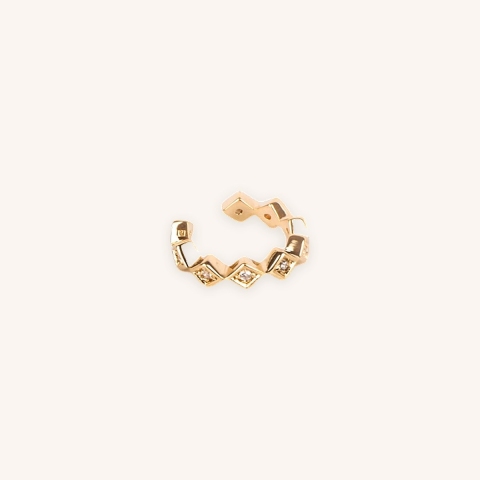 Julia gold ear cuff - Pomme Cannelle