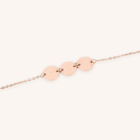 Pastilles rose gold bracelet - Zag Bijoux