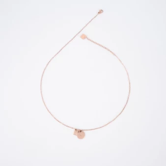 Star rose gold necklace -...