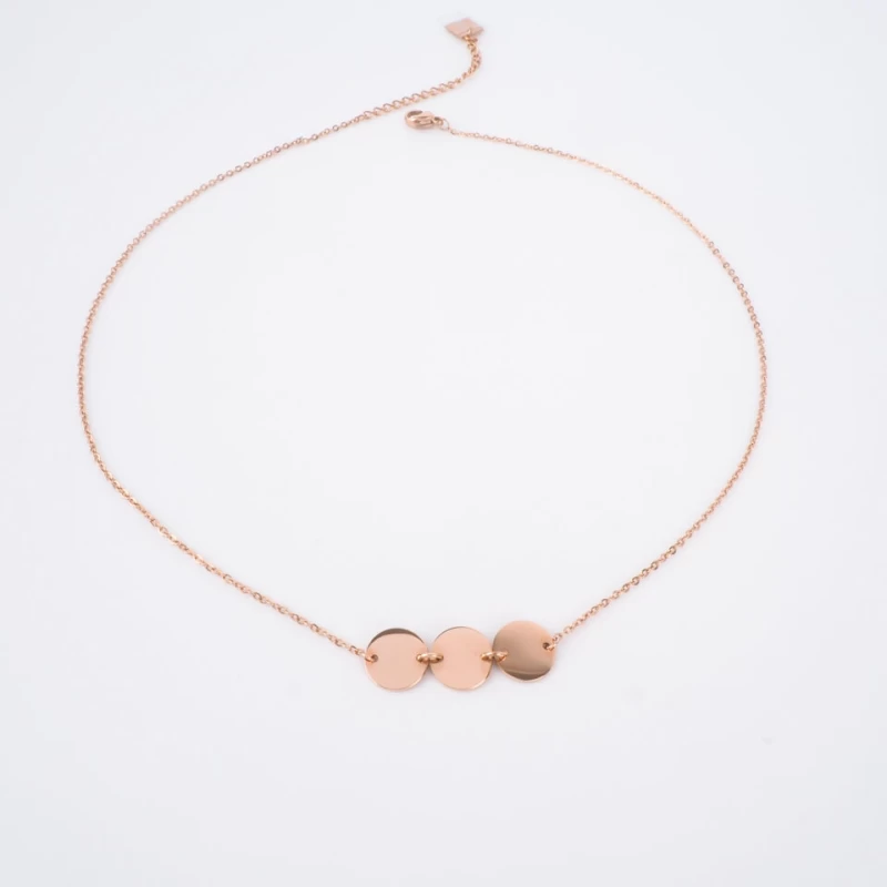 Pastilles rose gold necklace - Zag Bijoux