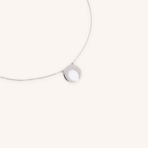 Collier Luna en argenté - Zag Bijoux