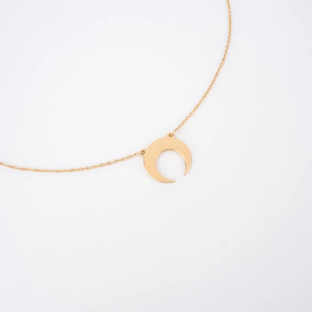 Luna gold necklace - Zag...