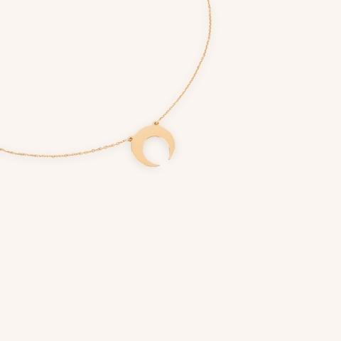 Collier Luna en doré - Zag Bijoux