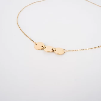 Pastilles gold necklace - Zag Bijoux