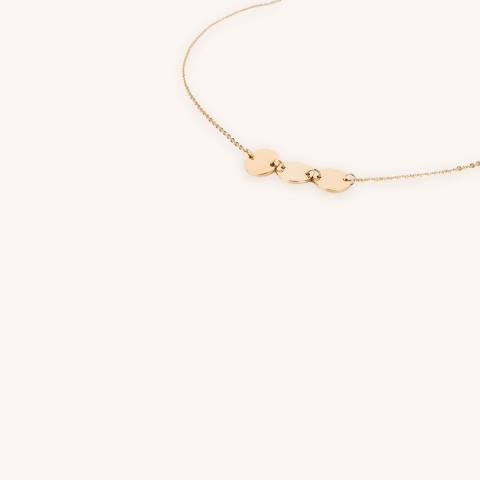 Pastilles gold necklace - Zag Bijoux