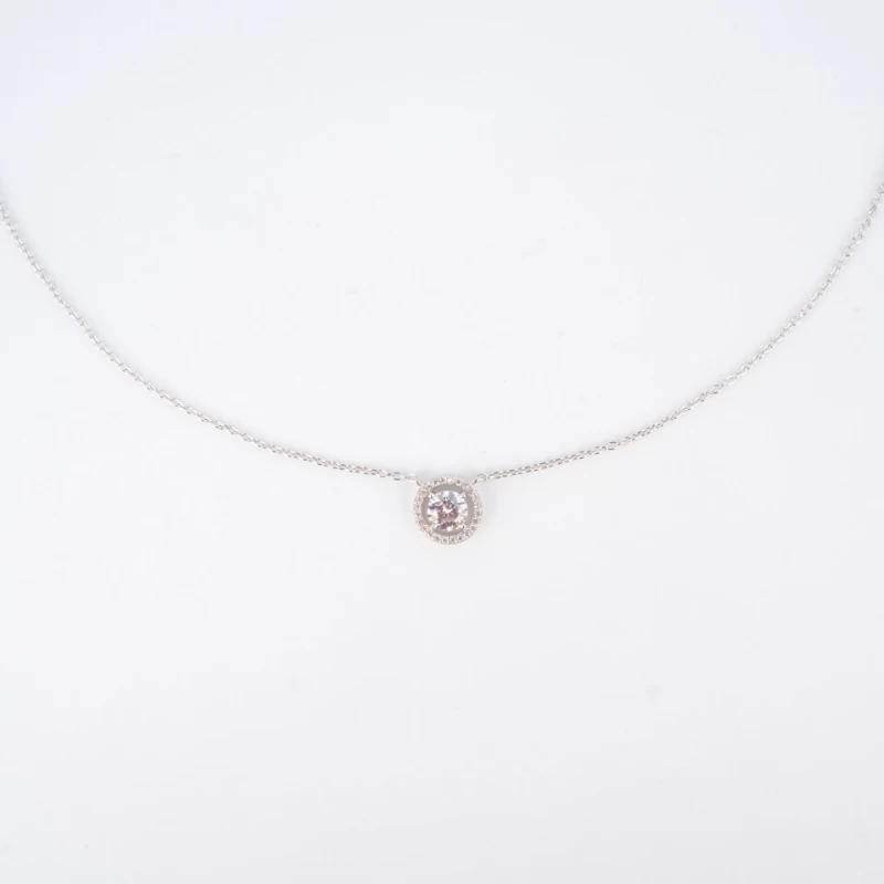 Classico round silver necklace - Pomme Cannelle