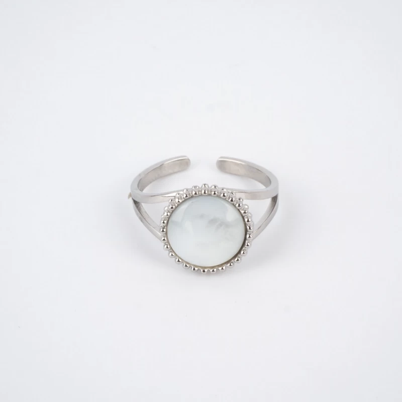 Pearl pastille silver ring - Zag Bijoux - Zag Bijoux Pearl pastille silver ring - Zag Bijoux - Zag Bijoux