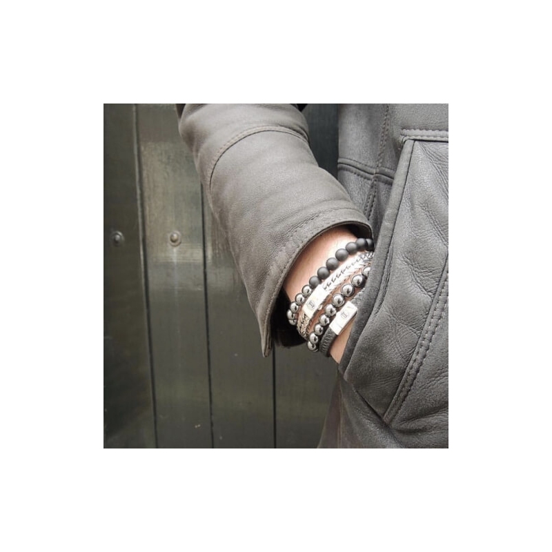 Small Braided Black in leather - Rebel & Rose