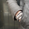 Small Braided Black in leather - Rebel & Rose