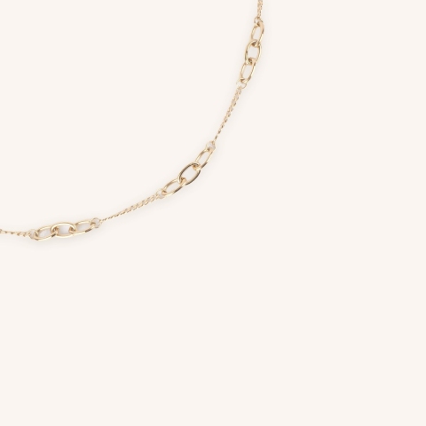 Collier Jesta en acier or jaune - Zag Bijoux
