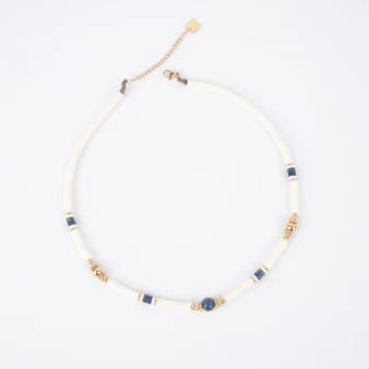 Bora blue gold necklace - Zag Bijoux