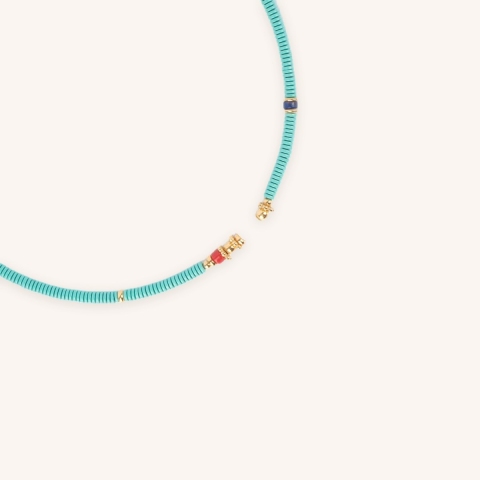 Collier Papeete en acier or jaune - Zag Bijoux