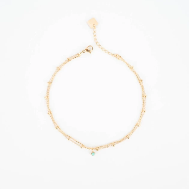 Nalia gold anklet chain -...