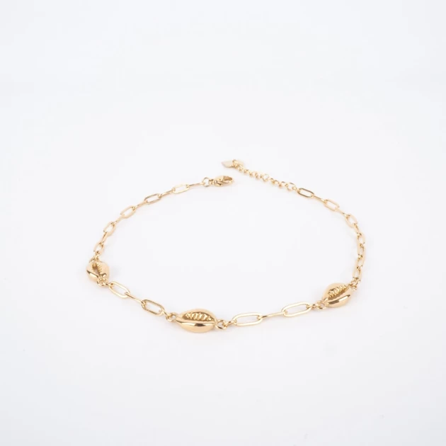 Sanae gold anklet chain -...