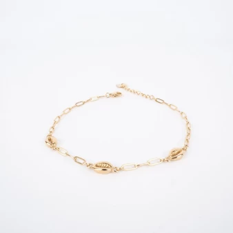 Sanae gold anklet chain - Zag Bijoux