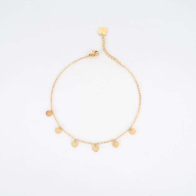 Helena gold anklet chain - Zag Bijoux