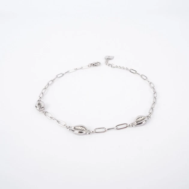 Sanae silver anklet chain - Zag Bijoux