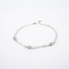 Sanae silver anklet chain - Zag Bijoux