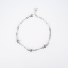 Sanae silver anklet chain - Zag Bijoux