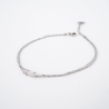 Chaine de cheville Plume en acier - Zag Bijoux