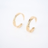 Lola gold hoop earrings - Zag Bijoux