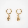 Sanae gold hoop earrings - Zag Bijoux