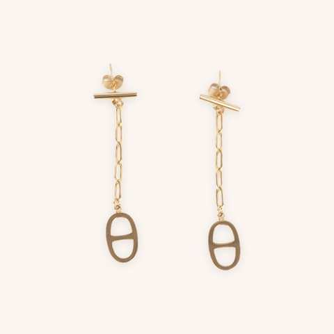 Marina gold earrings - Zag Bijoux