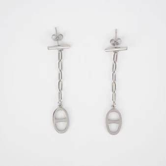 Marina silver earrings -...